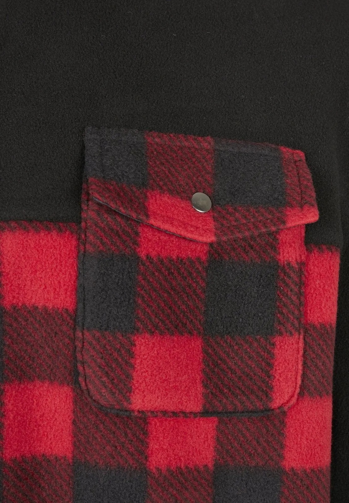 Men's Patterned Polar Fleece Track Jacket
