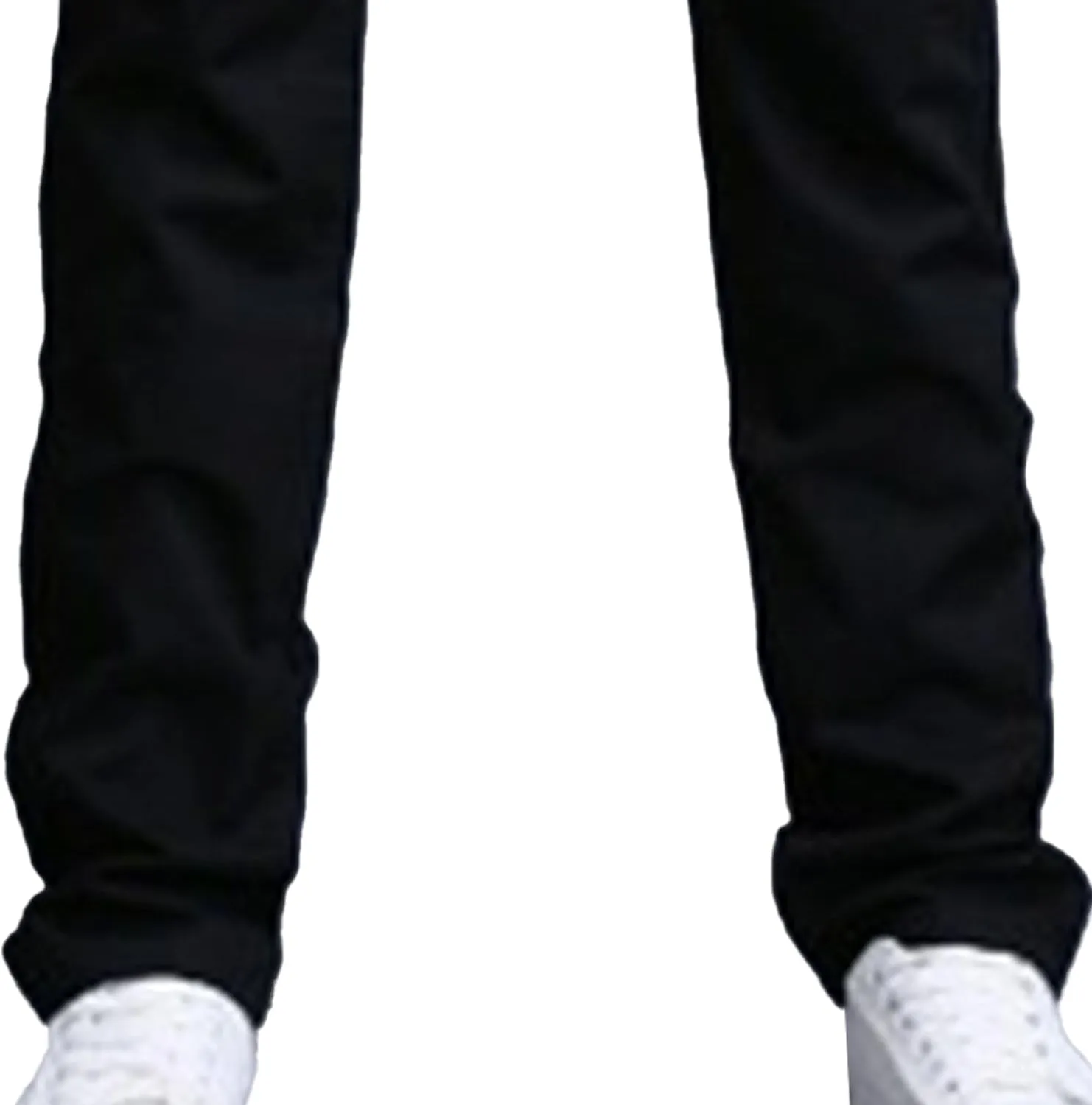 Men's Straight Leg Stretch Outdoor Pants Lightweight Slim Fit Hiking Trousers Business Classic Summer Pants