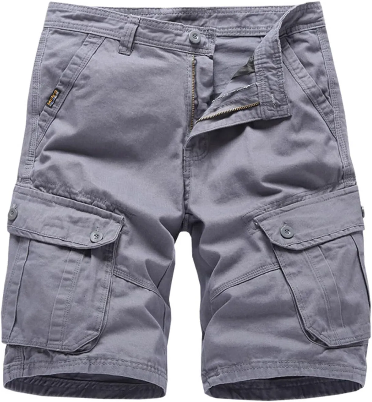 Men's Summer Plus Size Cargo Shorts with Multi-Pockets Relaxed Fit Beach Outdoors Work Trousers Short Pants