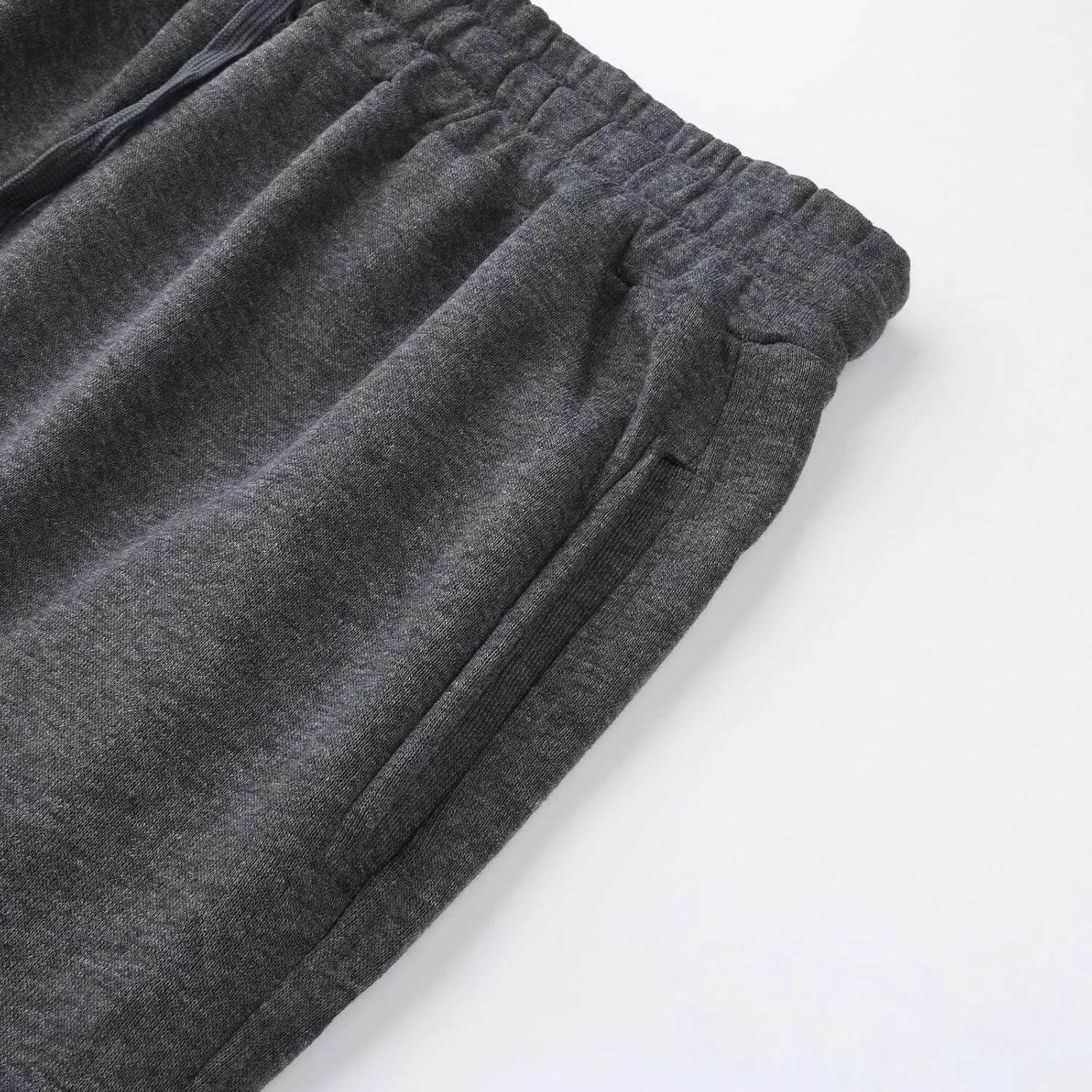 Mens Sweatpants Athletic Cargo Pants for Men Relaxed Fit Multiple Pockets Outdoor Straight Trouser Baggy Big and Tall
