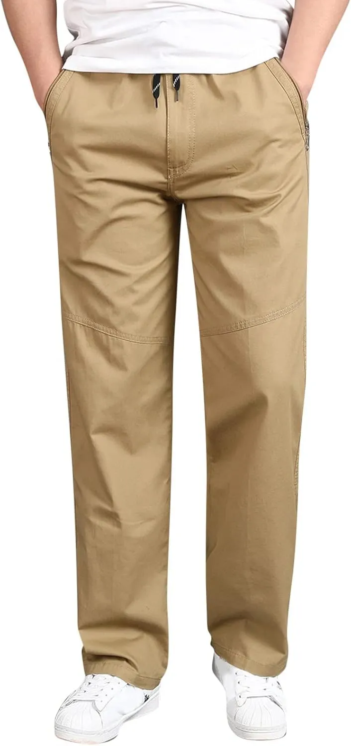Mens Sweatpants with Pockets Big and Tall for Jogging Running Exercise Gym Workout Mens Zip Joggers Pants Casual Gym
