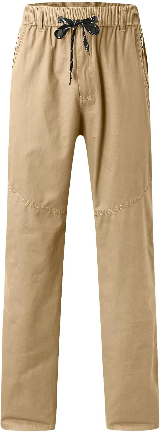 Mens Sweatpants with Pockets Big and Tall for Jogging Running Exercise Gym Workout Mens Zip Joggers Pants Casual Gym