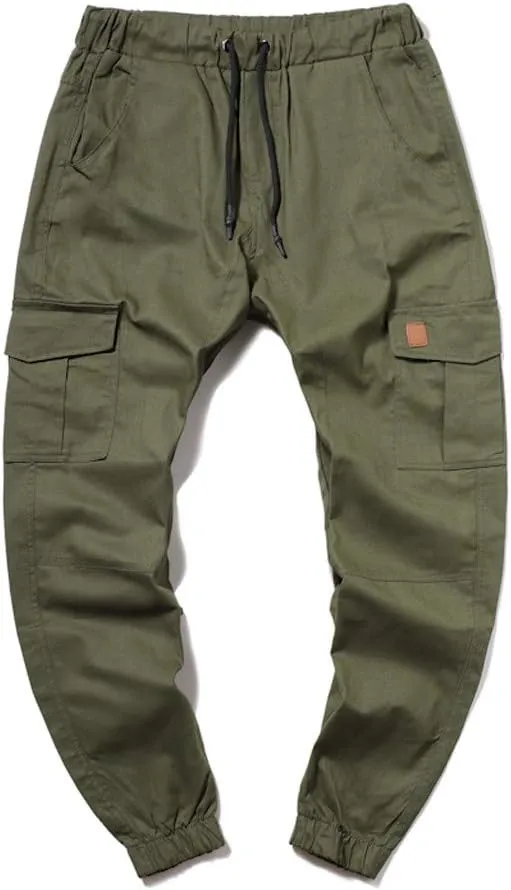 Mens Sweatpants with Pockets Casual Straight-Leg Trousers Mens Heavyweight Cargo Fleece Sweatpants Stretch Elastic