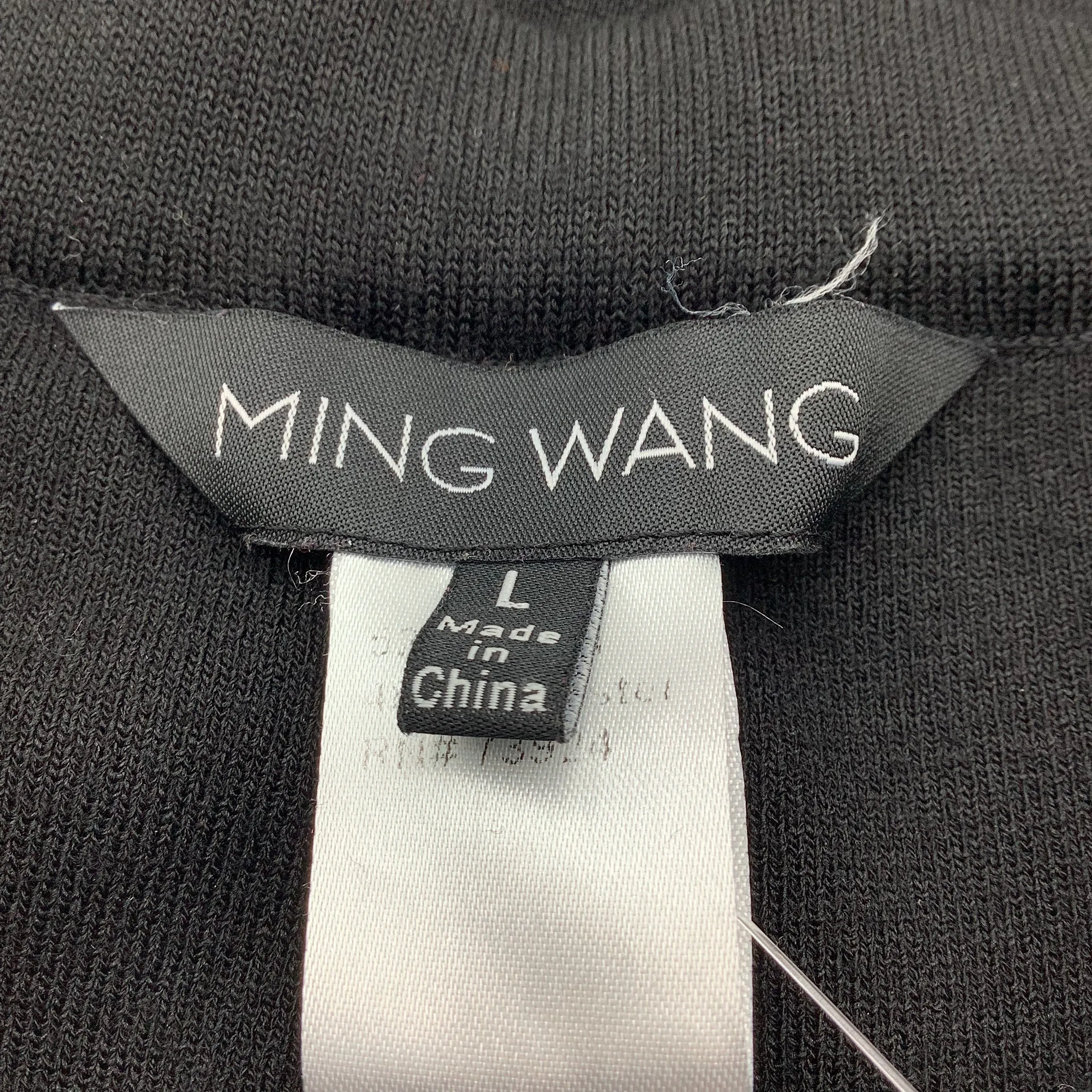 Ming Wang Women's Jogger Pant Black Pull On Knit Size: L