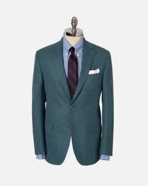 MOSS GREEN HOPSACK SPORT COAT