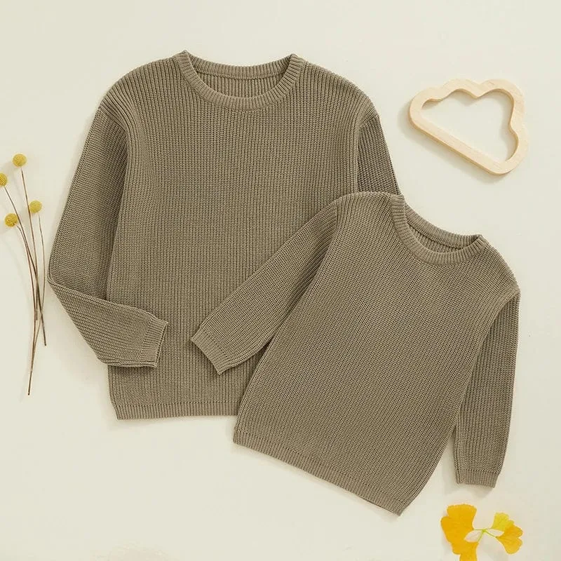 Mother and Me Matching Knitted Sweaters