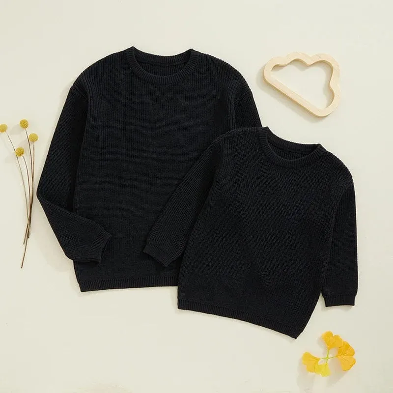 Mother and Me Matching Knitted Sweaters