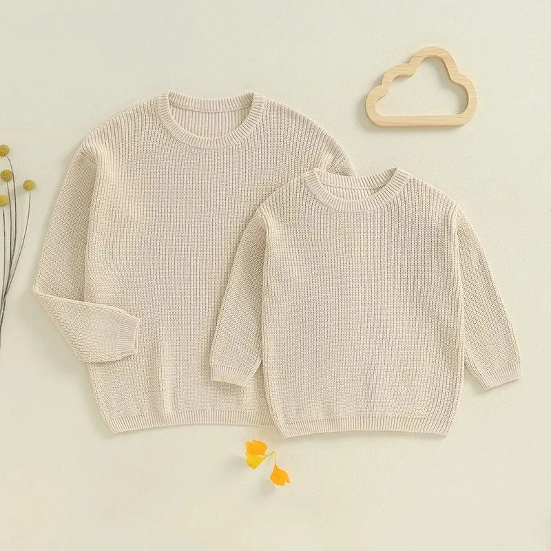 Mother and Me Matching Knitted Sweaters