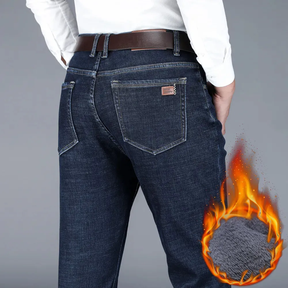 New Men's Warm  Denim Jeans.