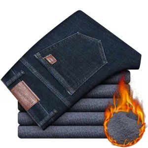 New Men's Warm  Denim Jeans.