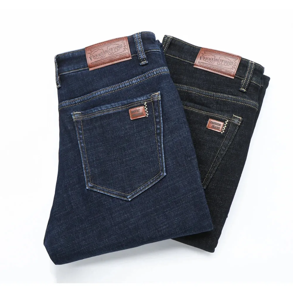 New Men's Warm  Denim Jeans.
