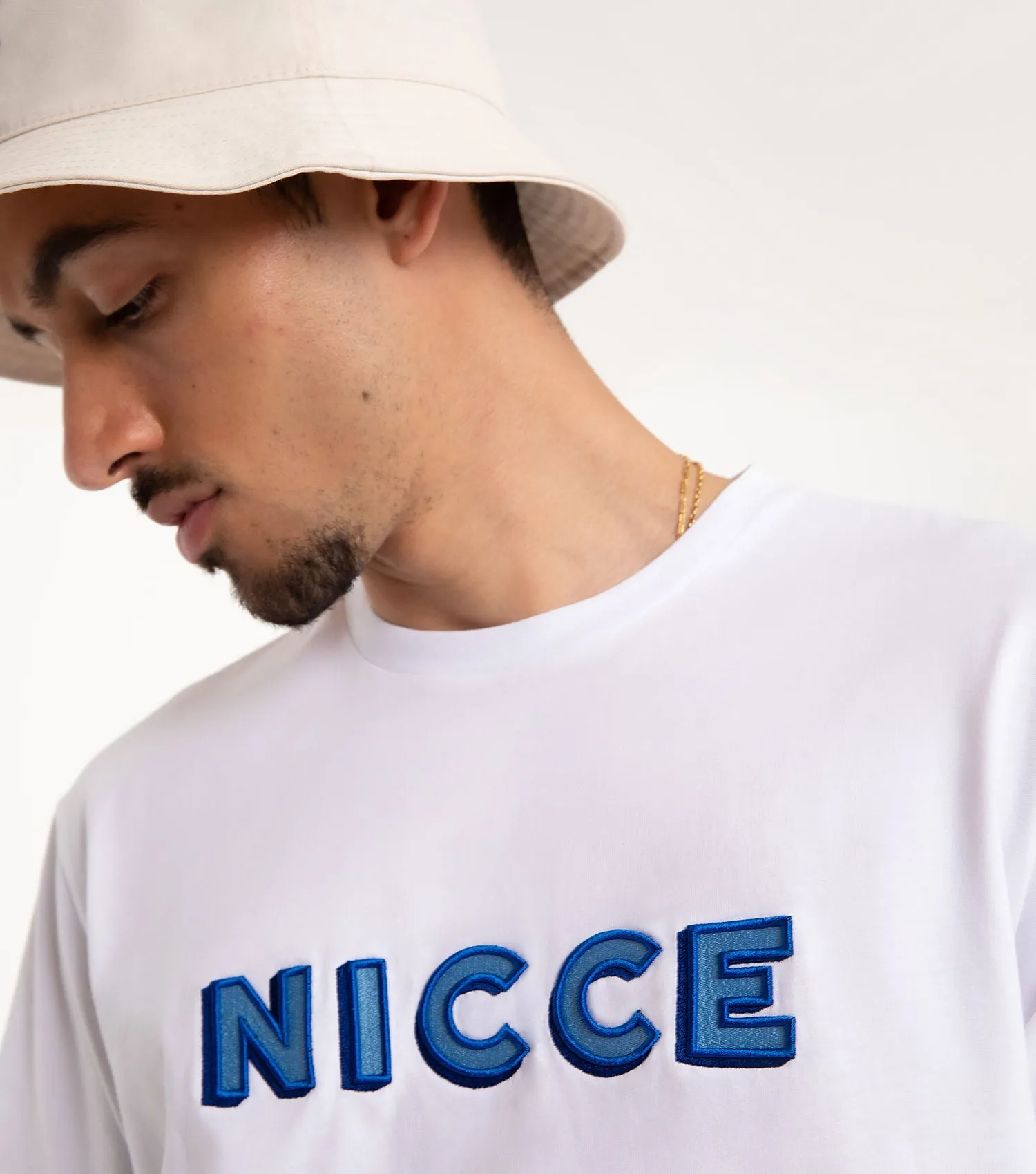 NICCE Mens Form T-Shirt | White