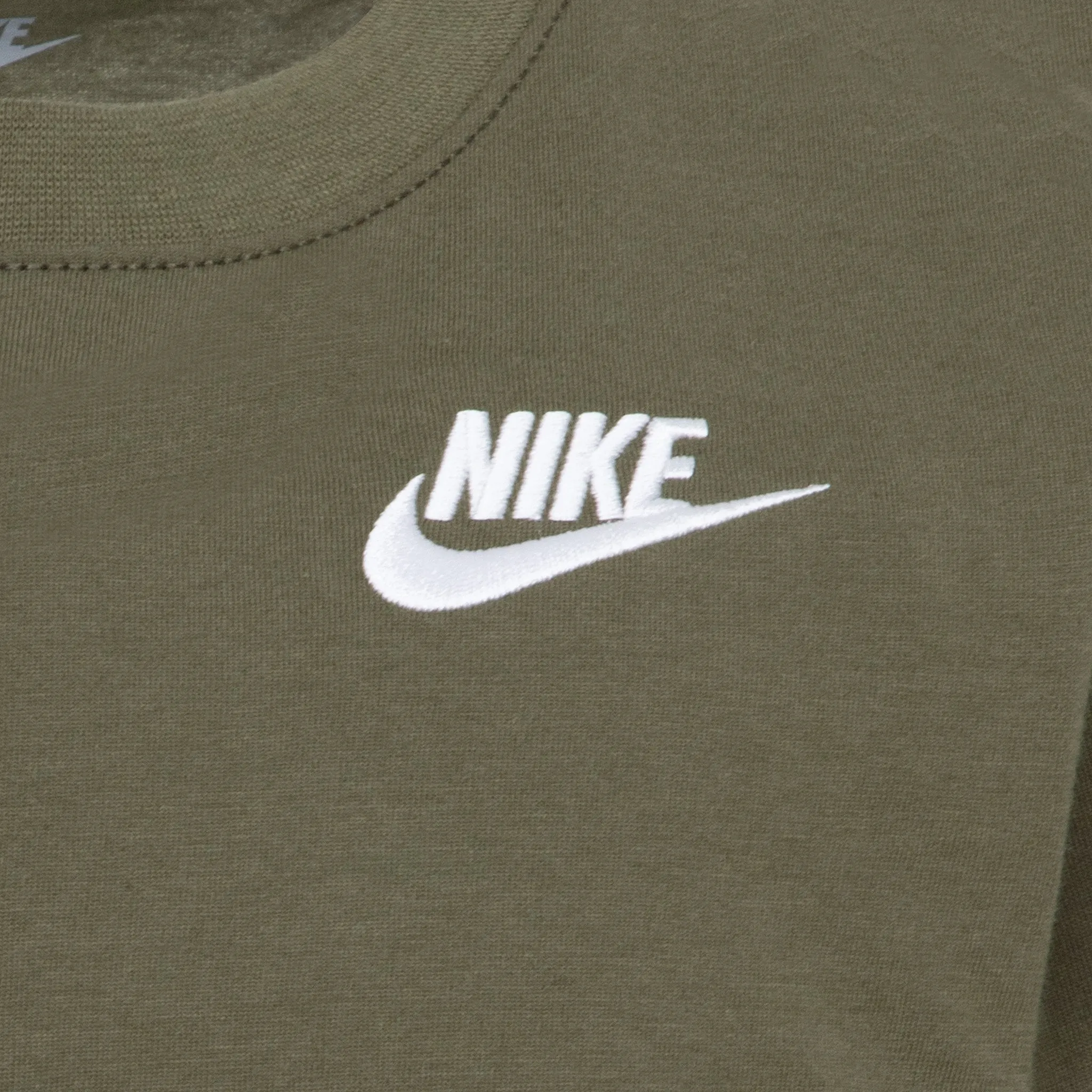 Nike Children's Club T-Shirt & Shorts Set / Medium Olive