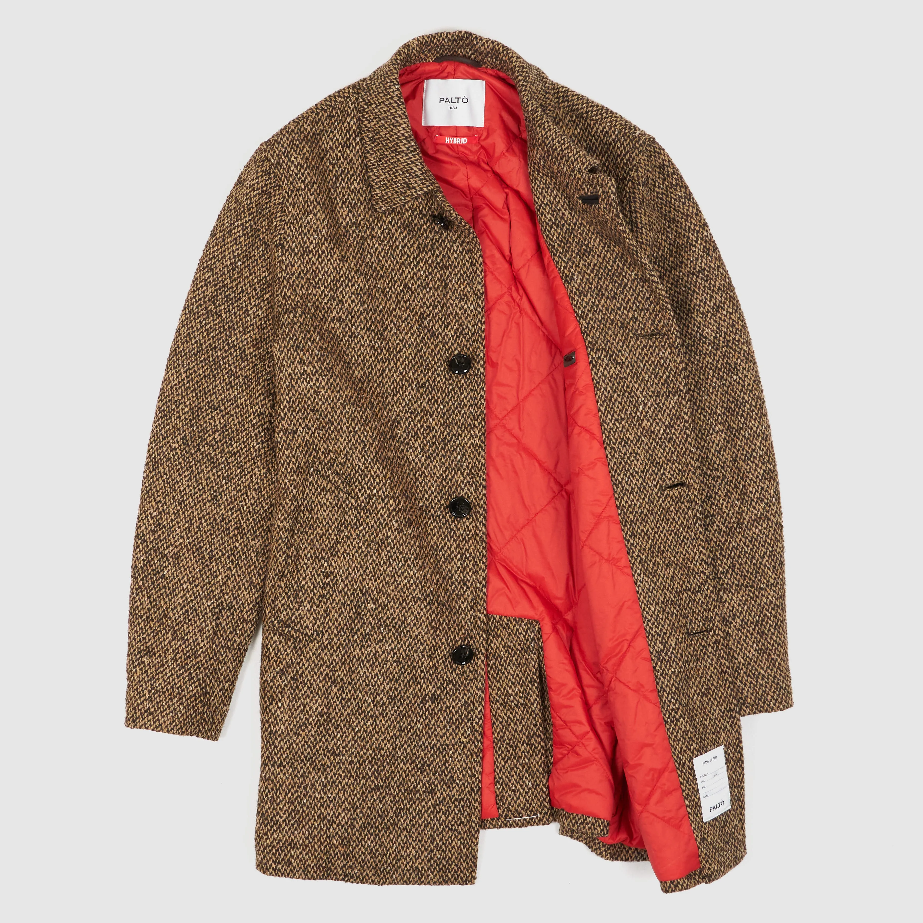Palto Wool Blend Tweed Coat Thermore® Insulation