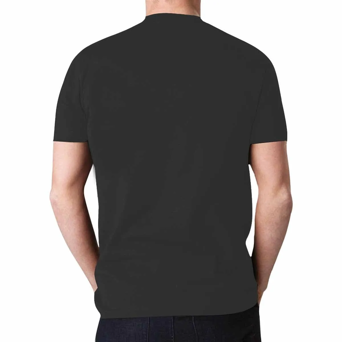 Personalized Face&Name Tee Tell Your Dog I Said Hi Men's All Over Print T-shirt with Unique Text for Him