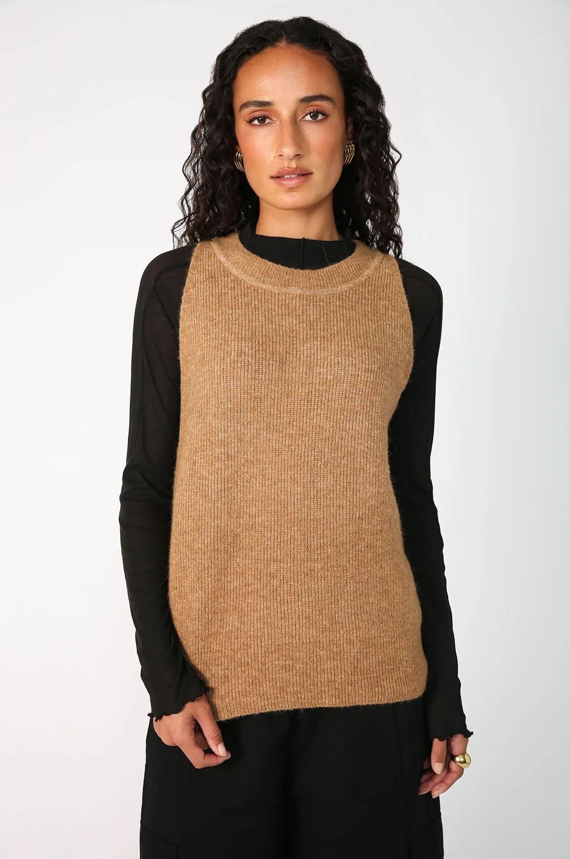 phase vest / camel marle