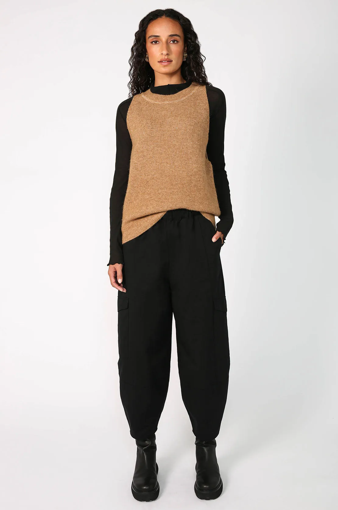 phase vest / camel marle