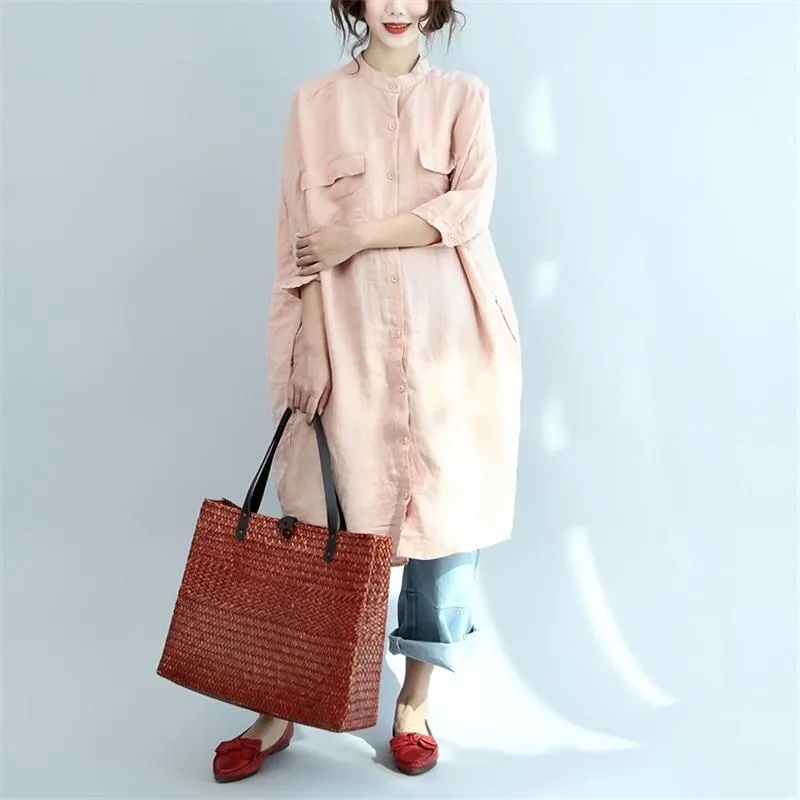 Pink Oversized Blouse