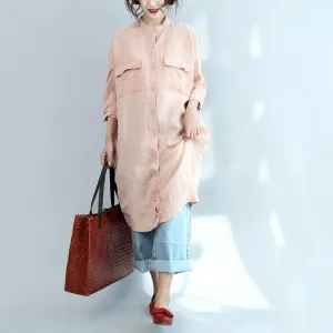 Pink Oversized Blouse