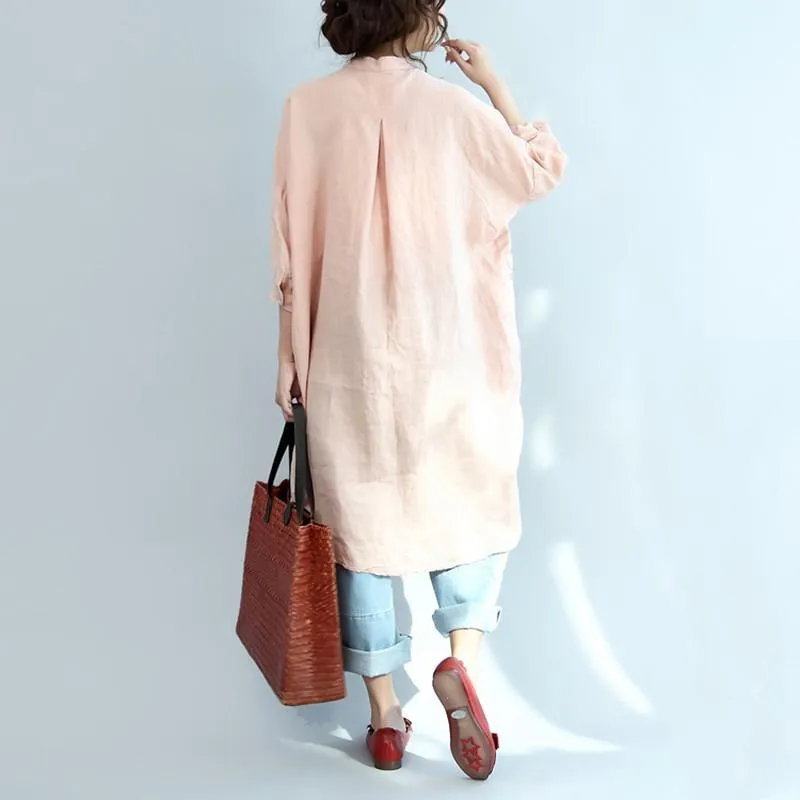 Pink Oversized Blouse