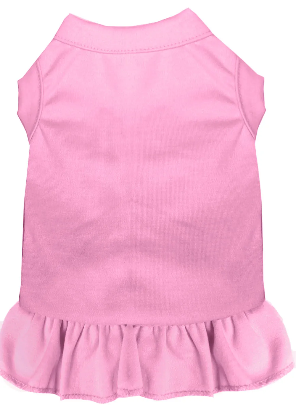 Plain Pet Dress Light Pink Lg