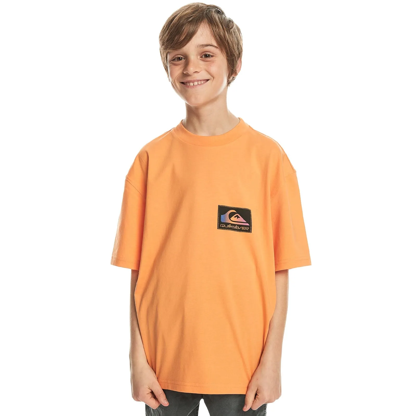 Quiksilver Kids Back Flash Short Sleeve Cotton T-Shirt