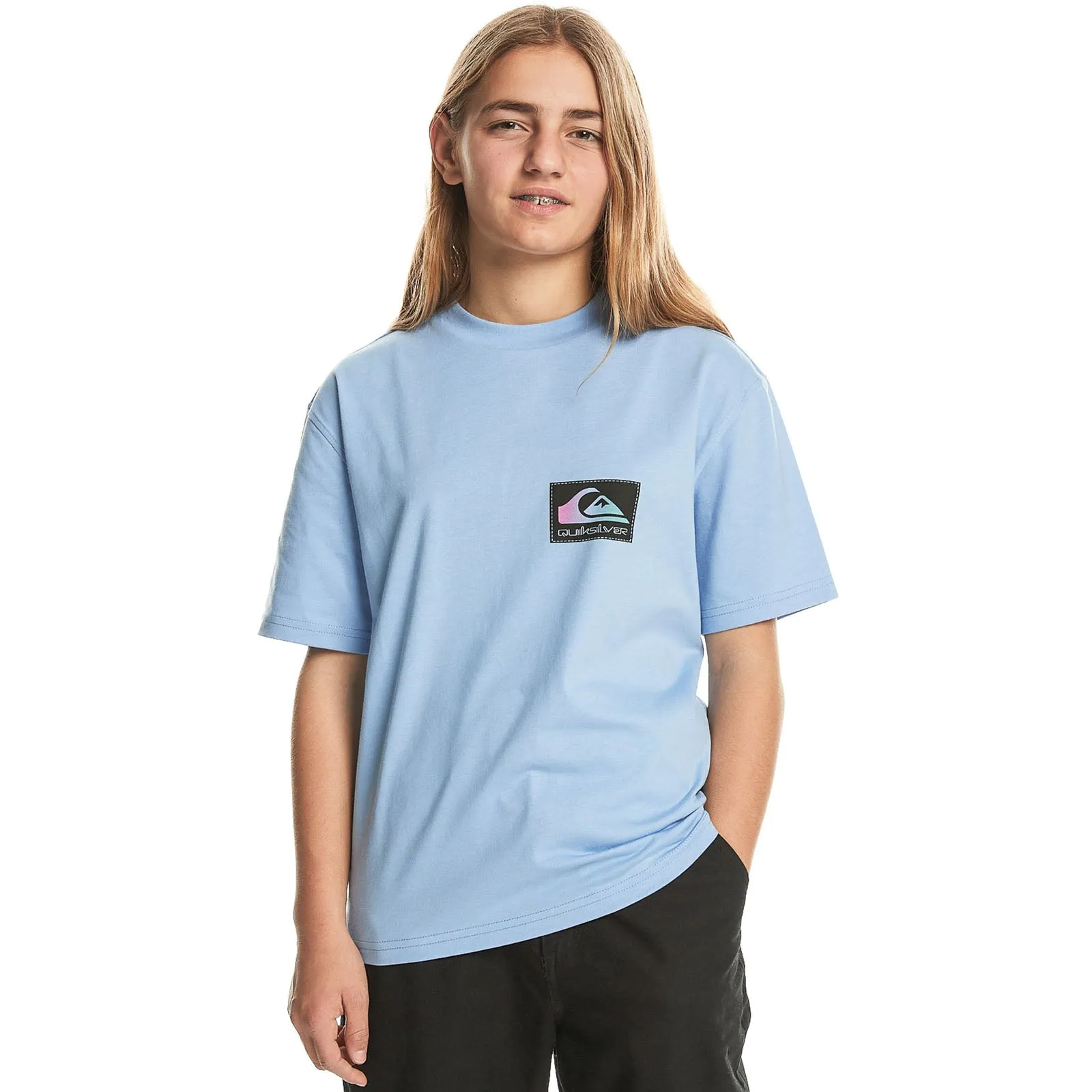 Quiksilver Kids Back Flash Short Sleeve Cotton T-Shirt