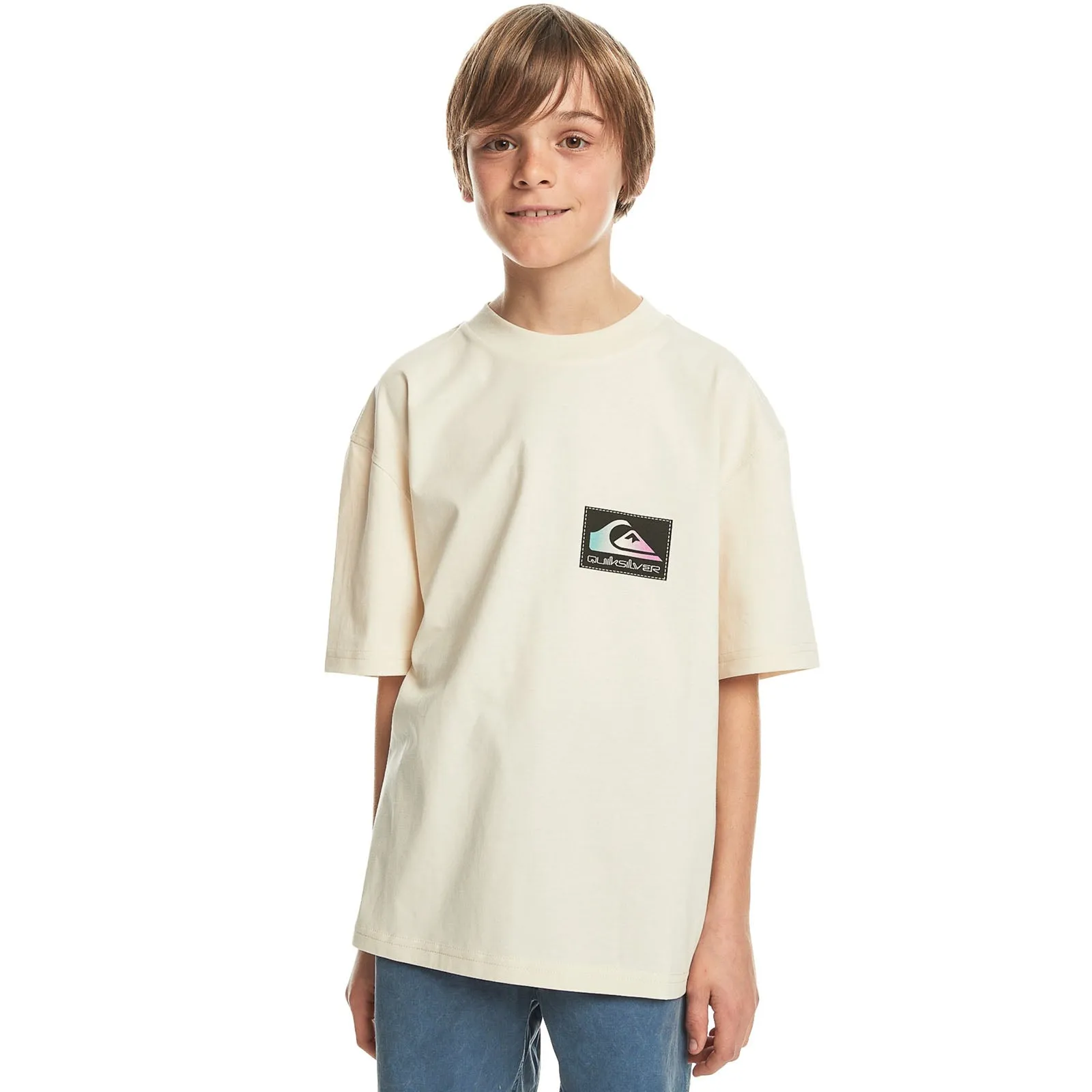 Quiksilver Kids Back Flash Short Sleeve Cotton T-Shirt