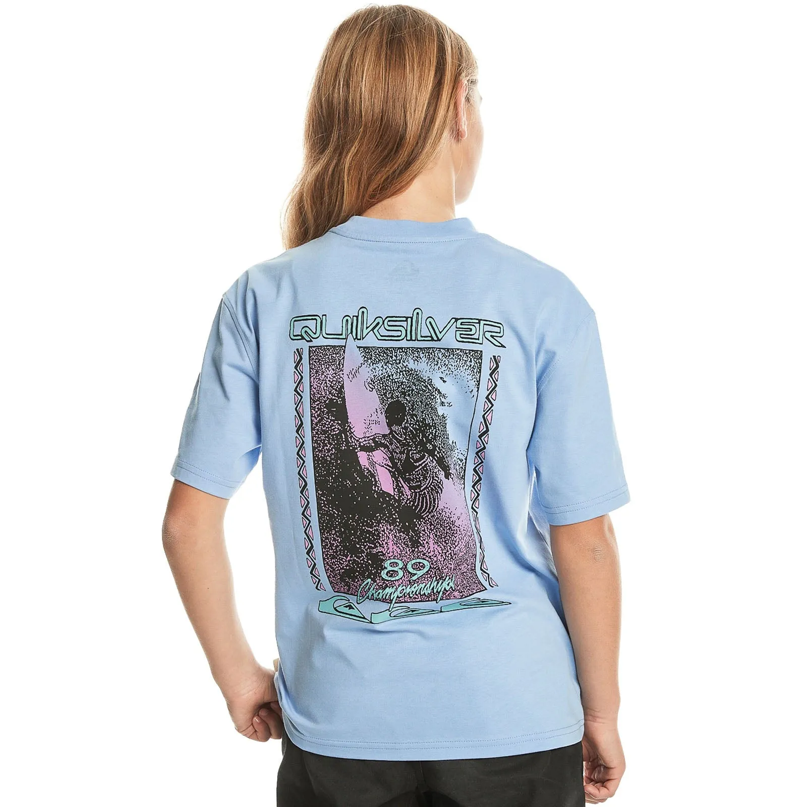 Quiksilver Kids Back Flash Short Sleeve Cotton T-Shirt