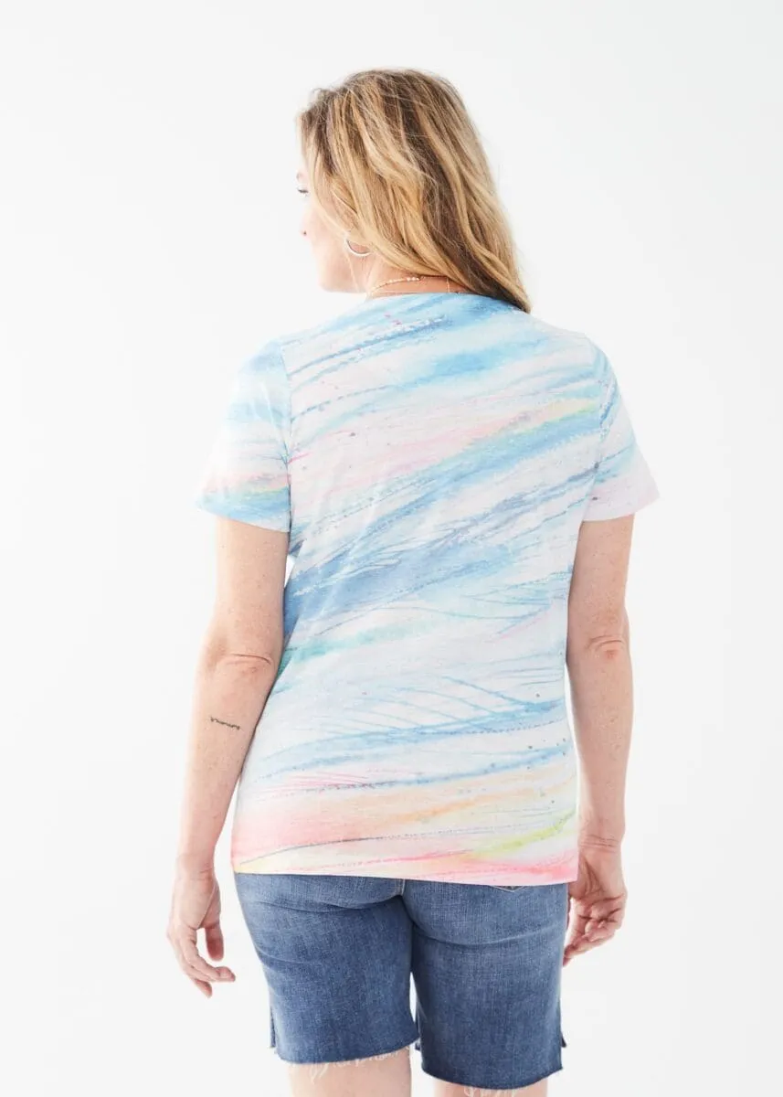 Sandra Short Sleeve Scoop Neck Knit Top - FDJ French Dressing d3296129