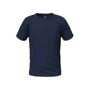 Shop Navy Blue Suvin Cotton T-Shirt for Men – Soft, Stylish & Premium Tees