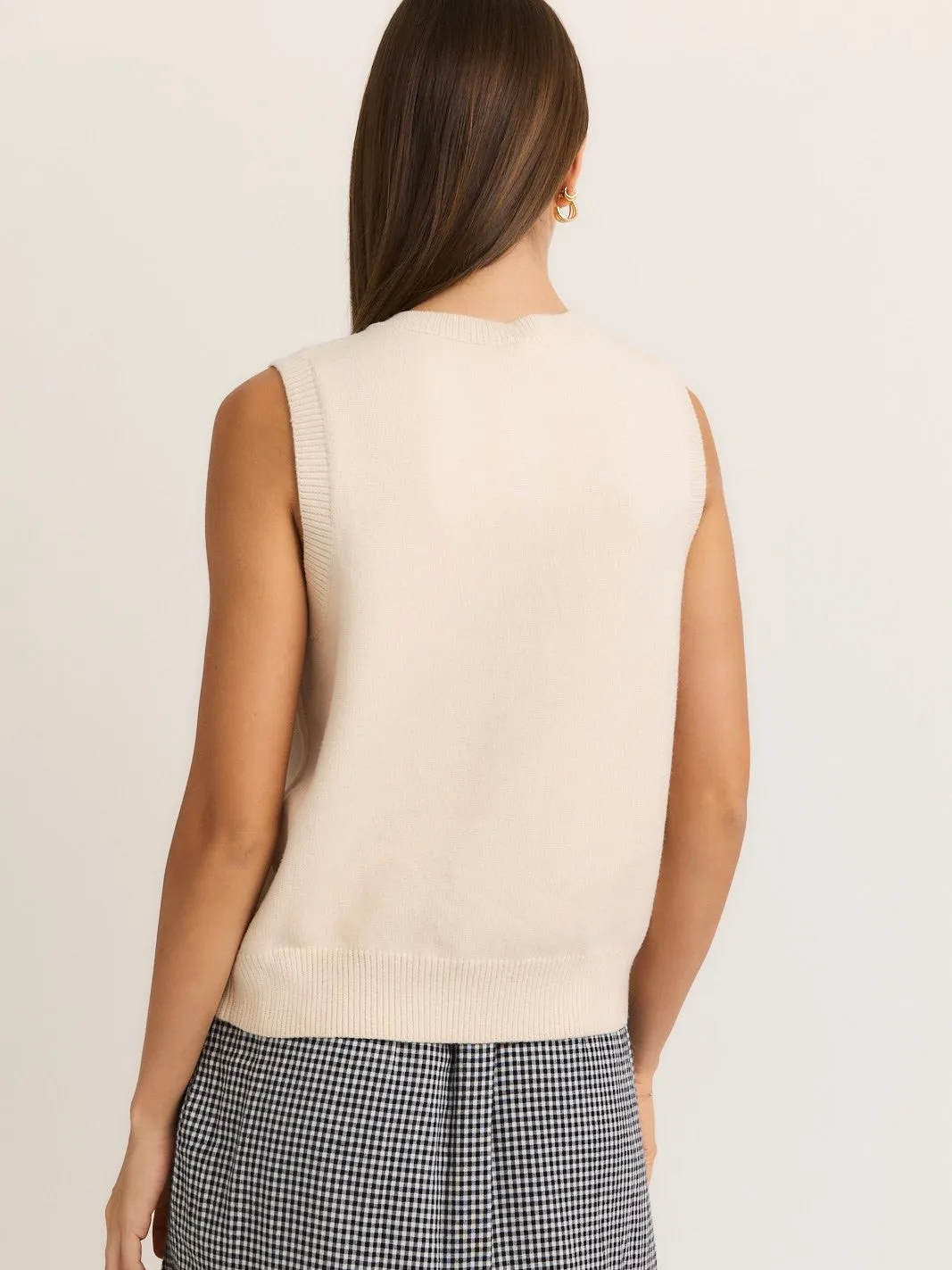 Soft Knit Sweater Vest