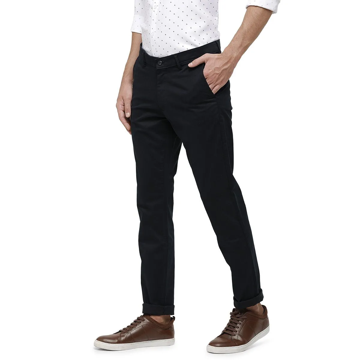 Swiss Club Navy Slim Fit 98 % CTN 2% LYCRA Trouser  T-SC-28B-NAV-SL-LY