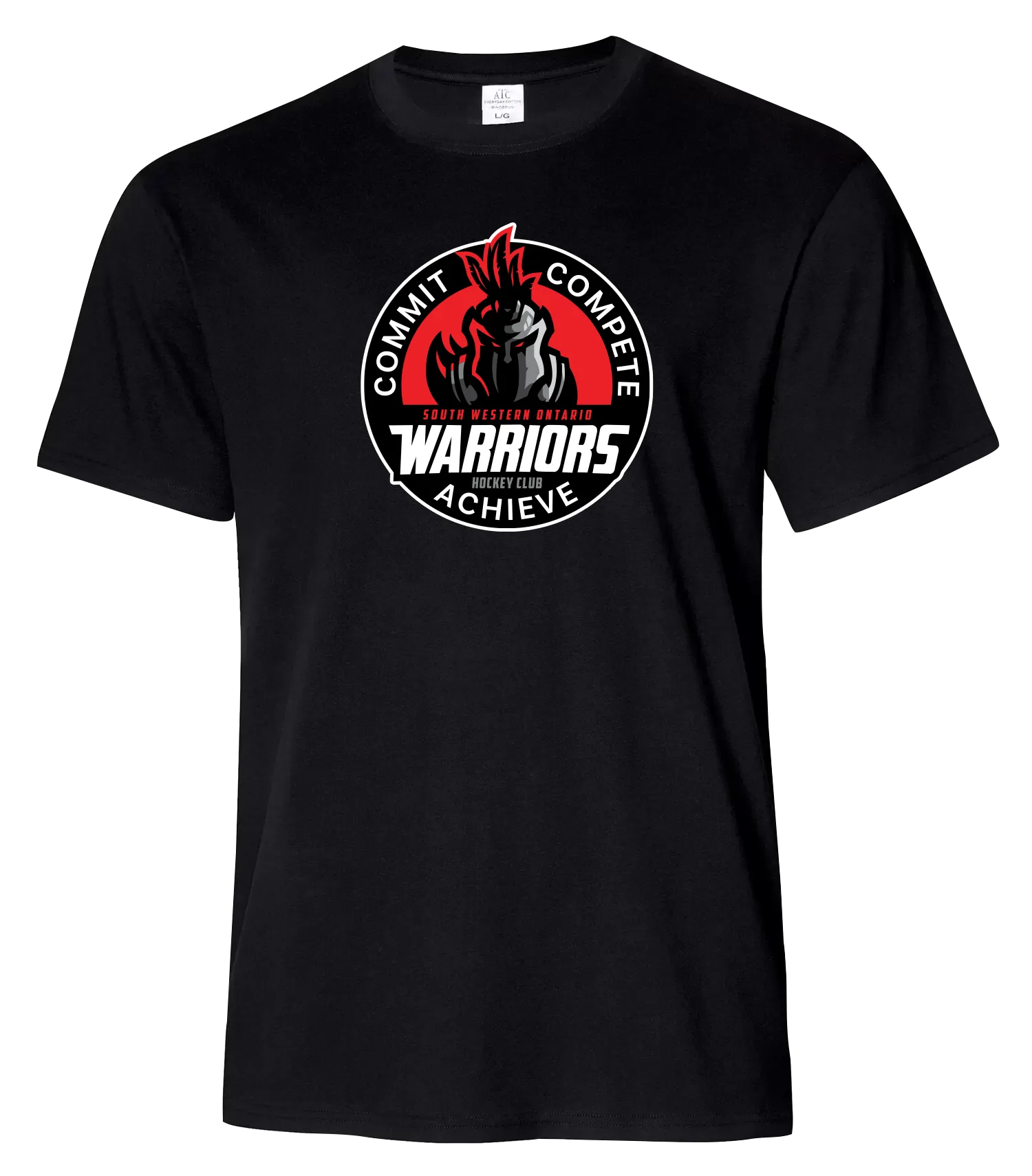 SWO Warriors Badge Youth Cotton T-Shirt with Printed Logo