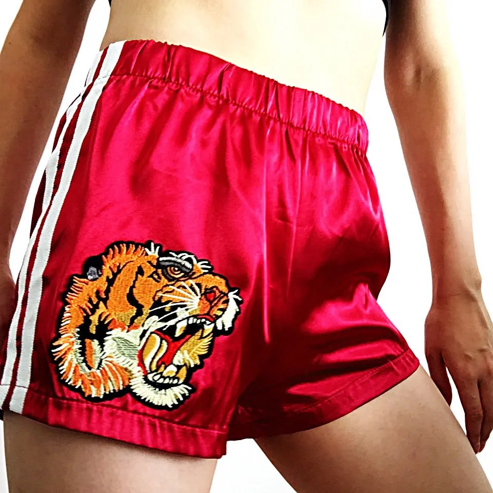 TIGER SILKY SPORTY SHORTS