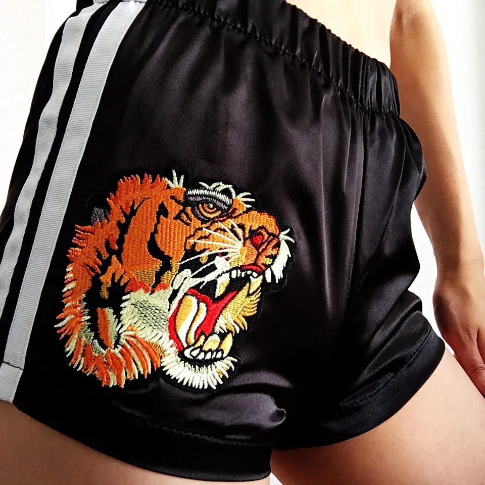 TIGER SILKY SPORTY SHORTS