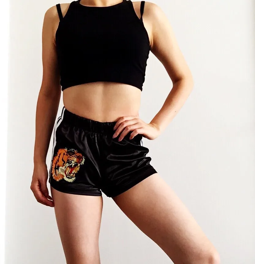 TIGER SILKY SPORTY SHORTS