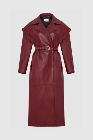 Trenchcoat Wine Red