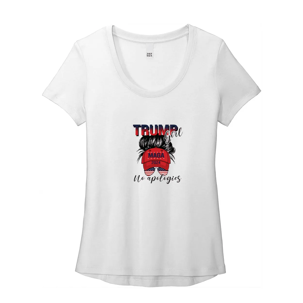 Trump Girl T-Shirt | Women’s Flex Scoop Neck Tee