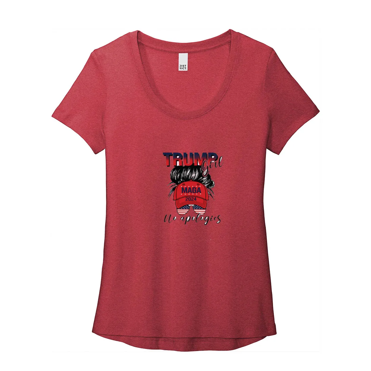 Trump Girl T-Shirt | Women’s Flex Scoop Neck Tee