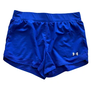 Under Armour Women's Loose Fit Heat Gear Royal Blue Lined Shorts XL