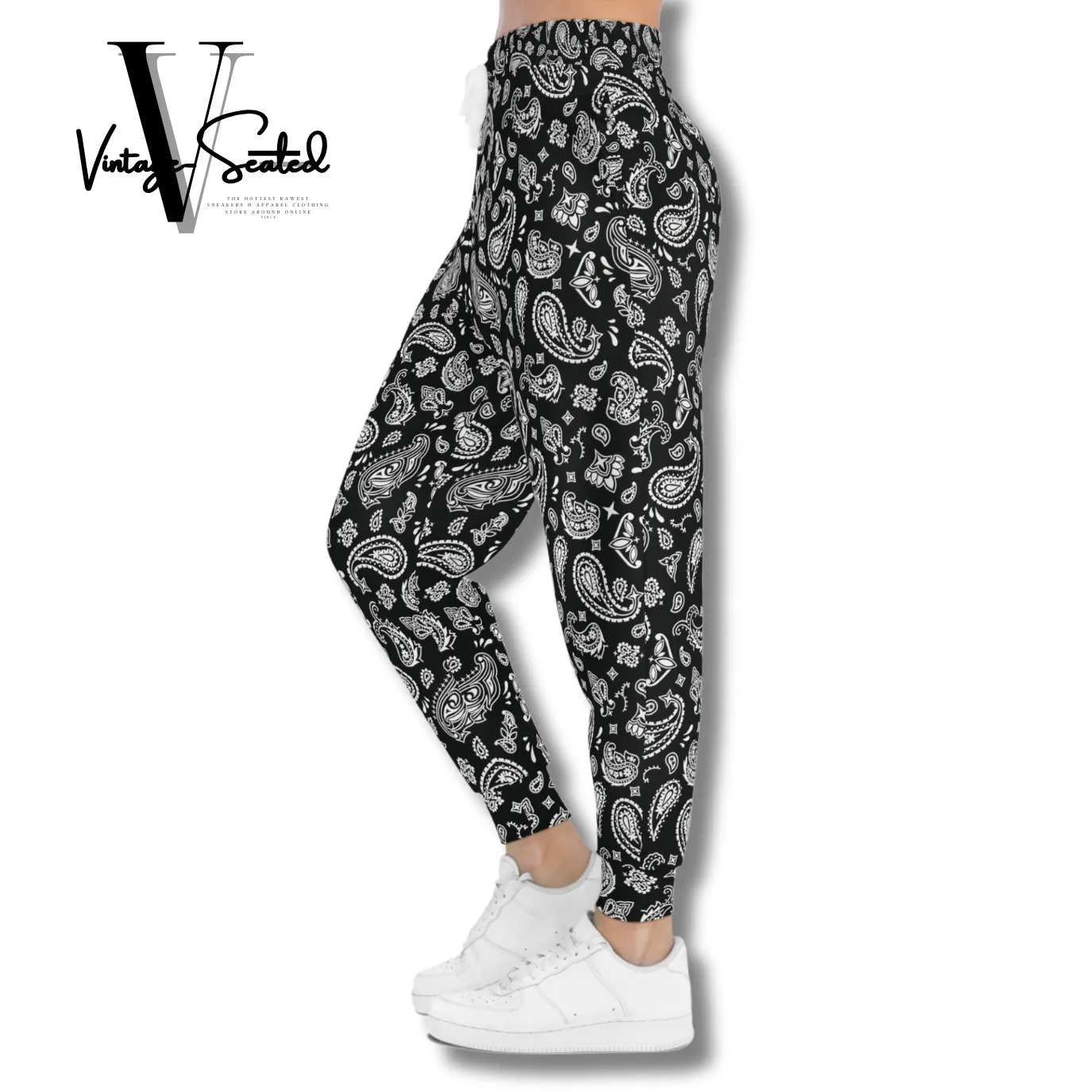 Vintage-Sealed "BANDANA" Apparel Jogging Pants| Brand New Women's Fashion