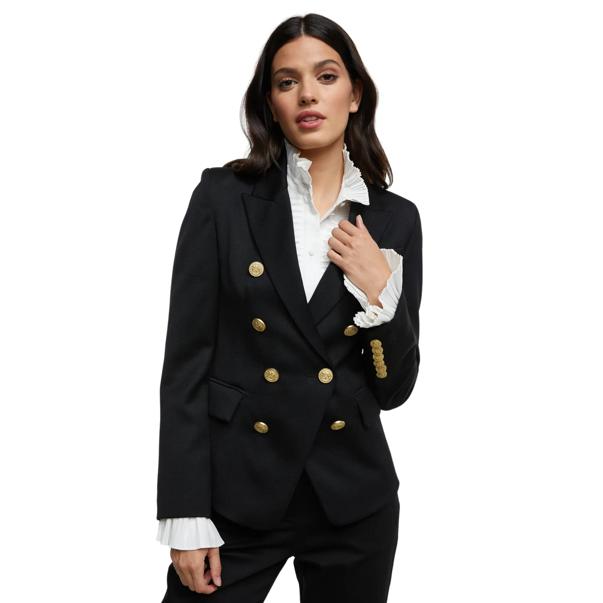 Womens Holland Cooper Black Barathea Knightsbridge Blazer