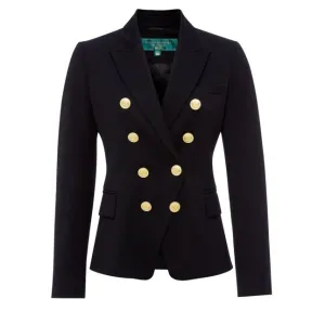 Womens Holland Cooper Black Barathea Knightsbridge Blazer