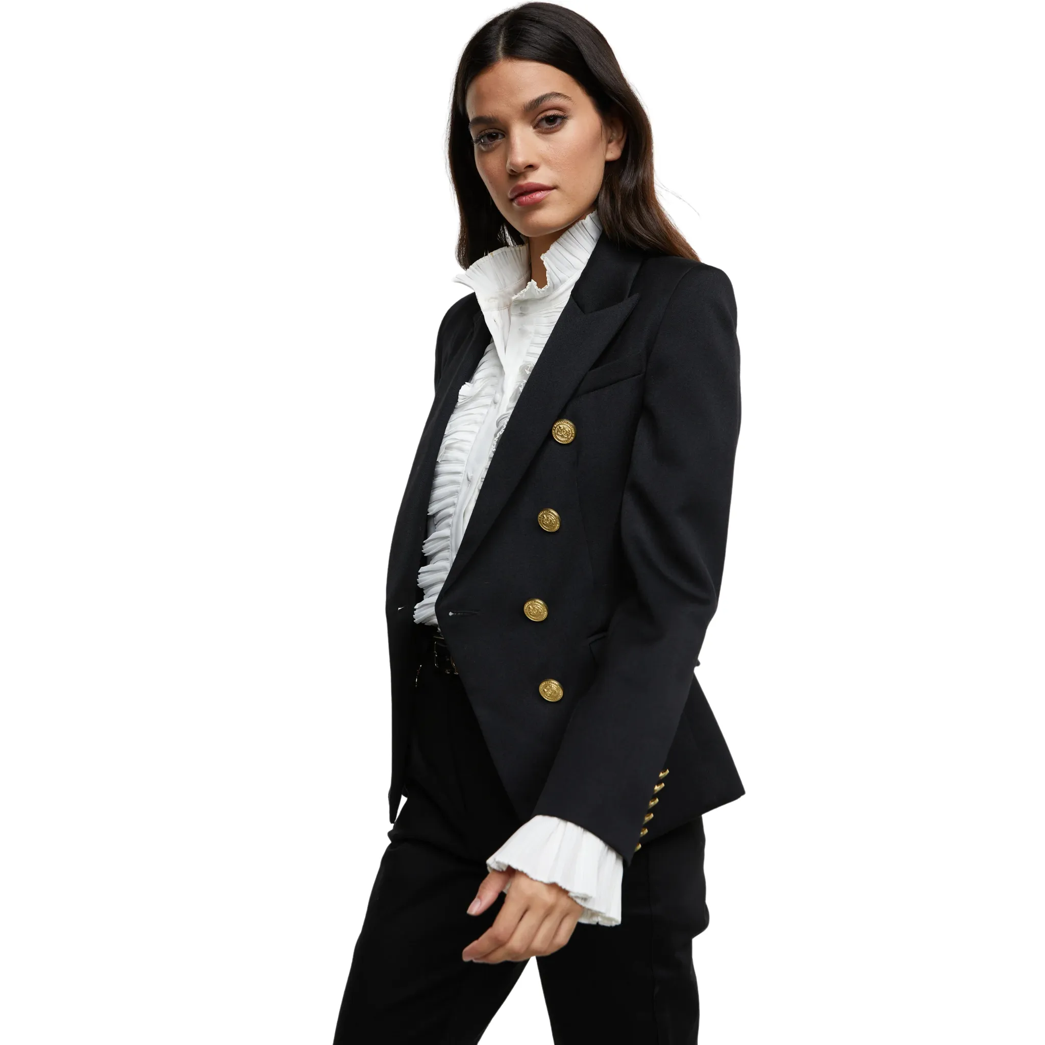 Womens Holland Cooper Black Barathea Knightsbridge Blazer