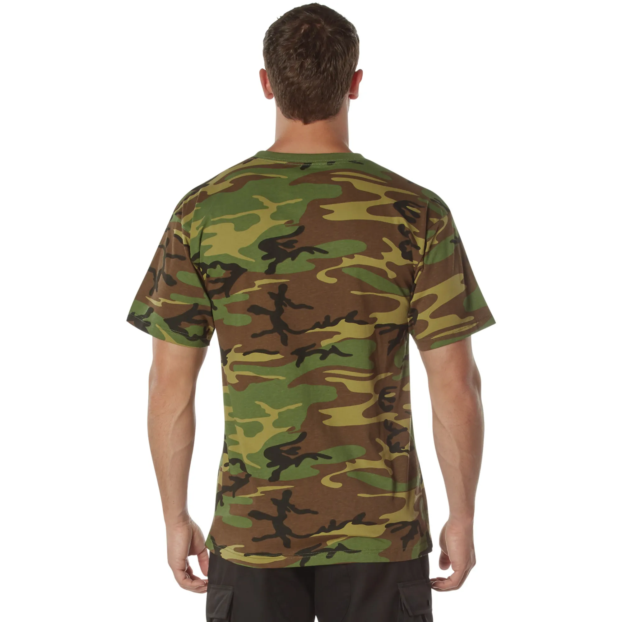 Woodland Camo  - 100% Cotton T-Shirt – Standard Fit Tee
