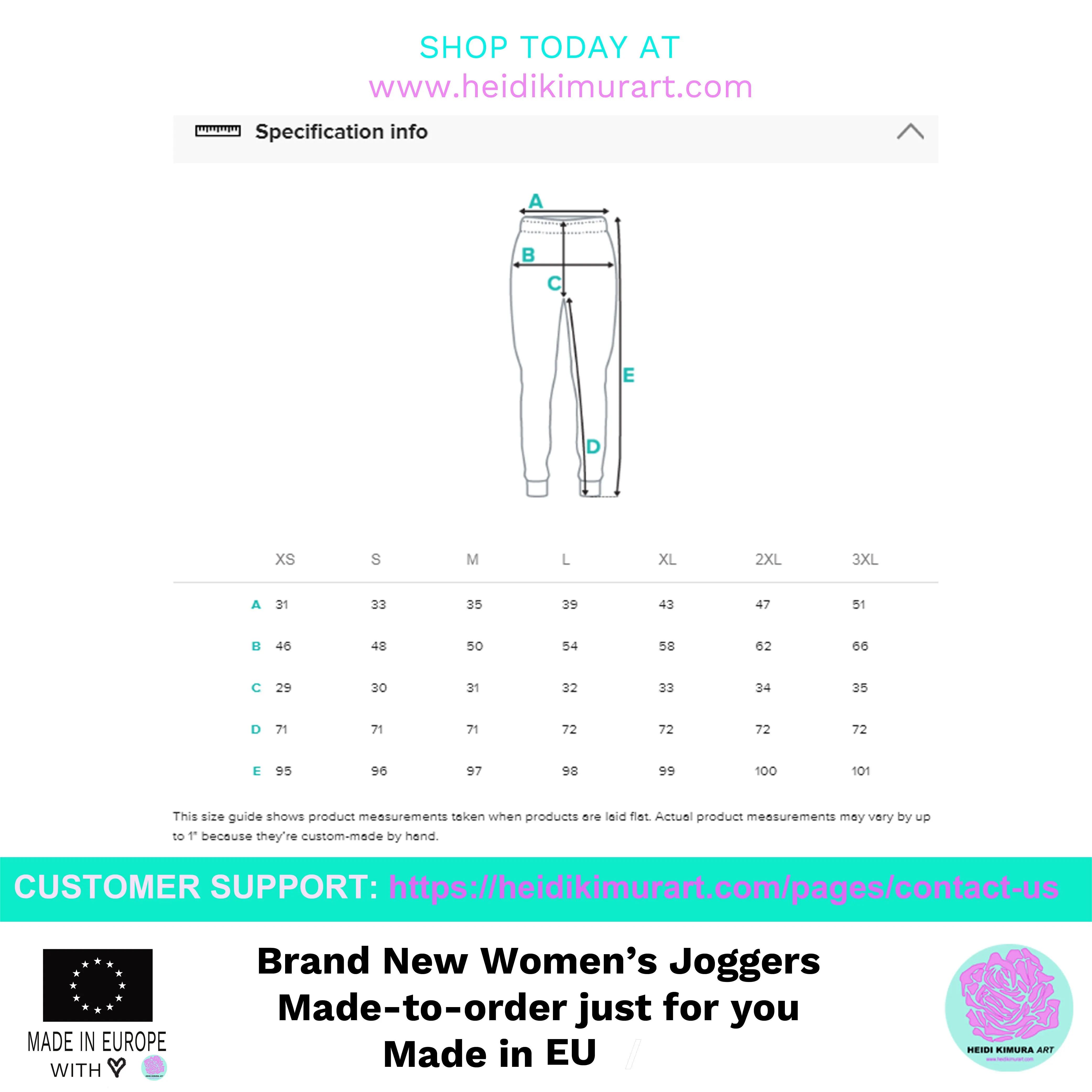 Yellow Tiger Women's Joggers, Best Animal Print Tiger Stripe Animal Print Sweatpants-Made in EU