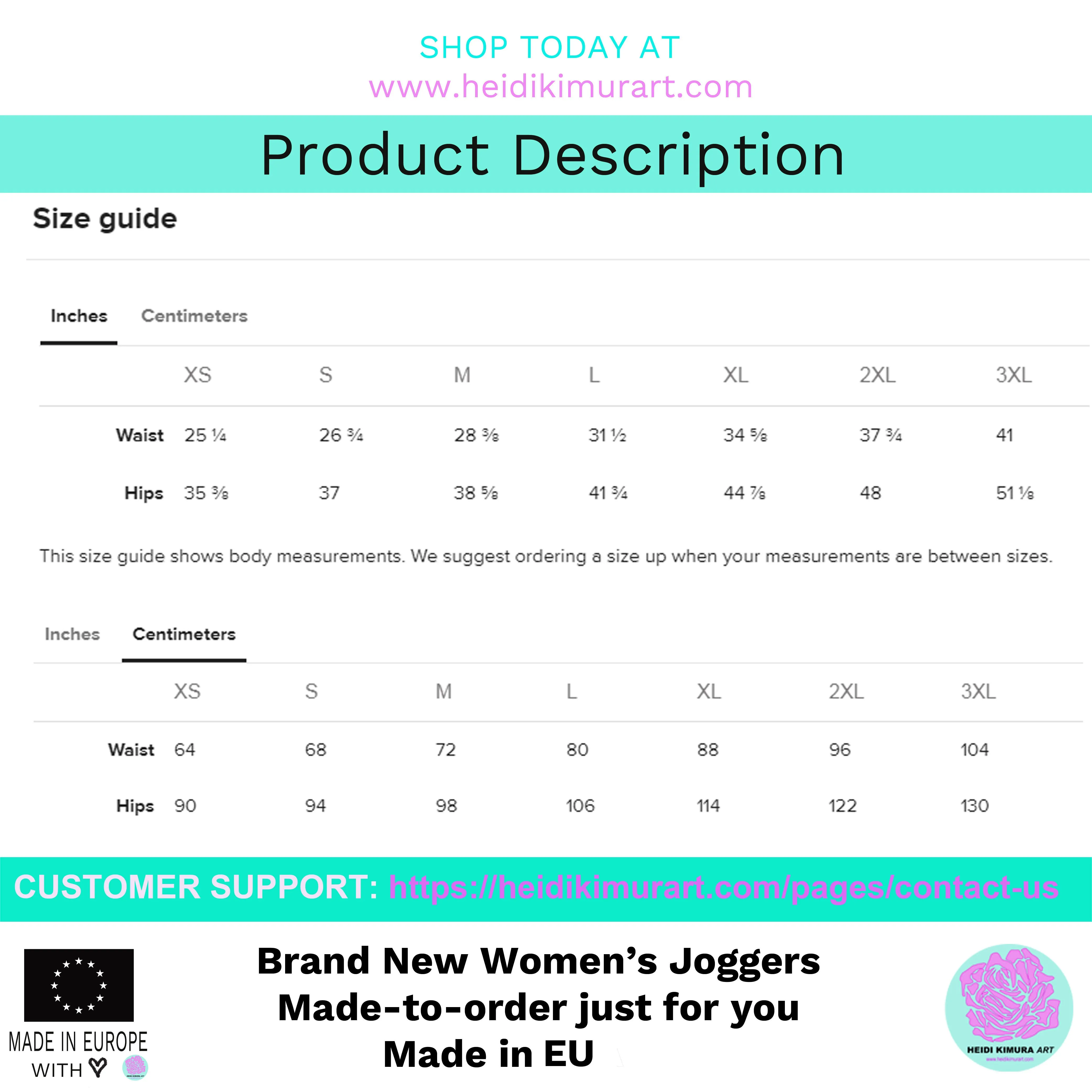 Yellow Tiger Women's Joggers, Best Animal Print Tiger Stripe Animal Print Sweatpants-Made in EU